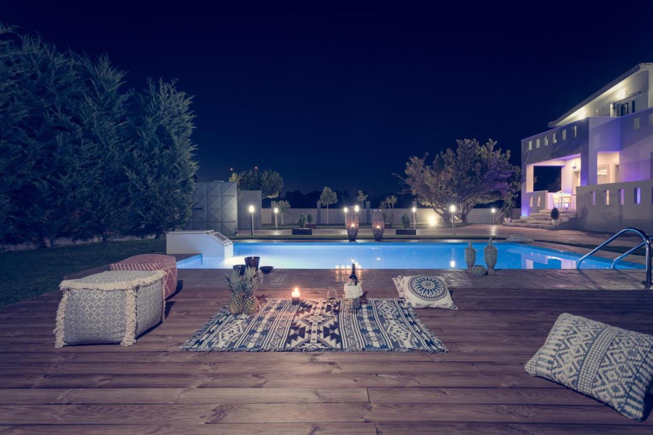 Muthee Luxurious Private Villa Laganas Buitenkant foto