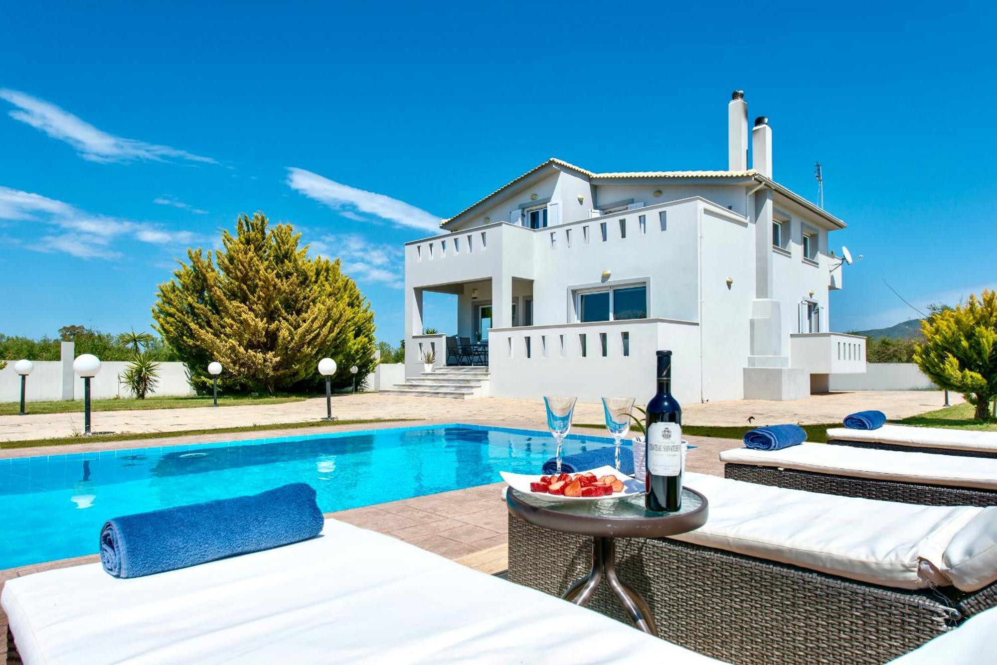 Muthee Luxurious Private Villa Laganas Buitenkant foto